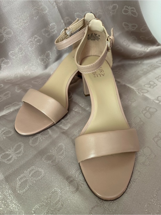 Naturalizer Shoes - Naturalizer Neutral Ankle-Strap Block Heel Sandals
